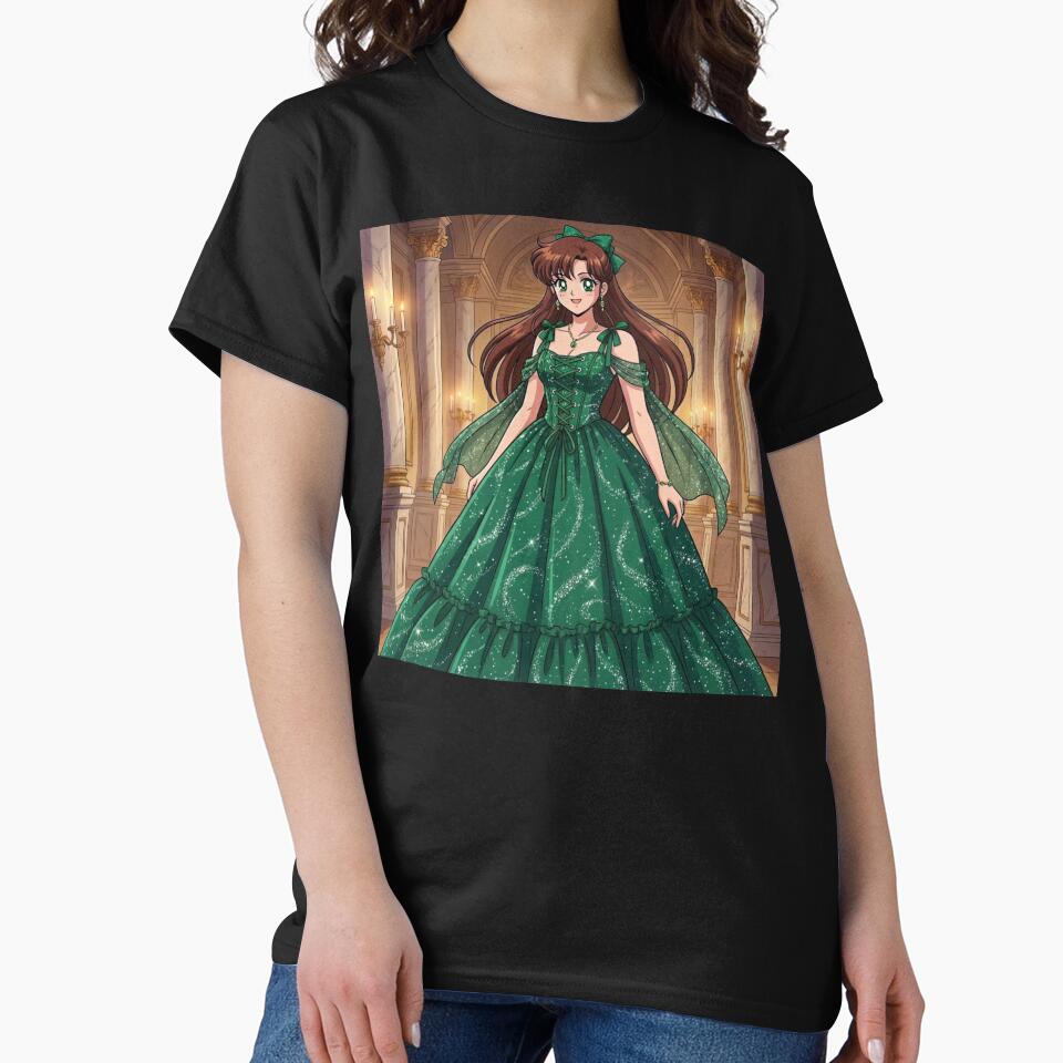 Makoto In Green T-shirt - Image 2