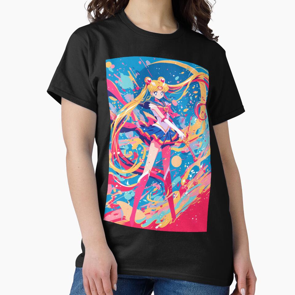 Moon Guardian Battle Pose T-shirt