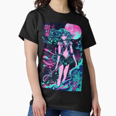 Sailor Neptune Neon City Night T-shirt