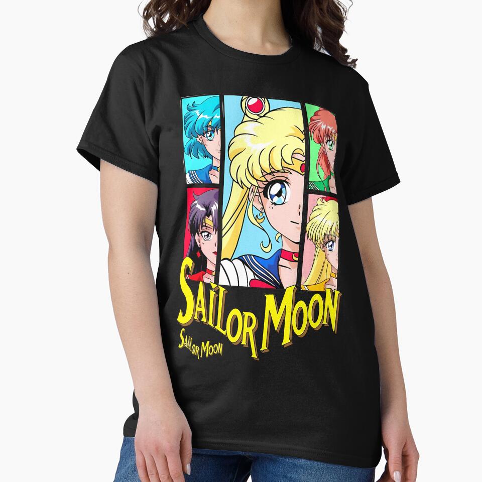 Scrrible Sailor Moon Character T-shirt