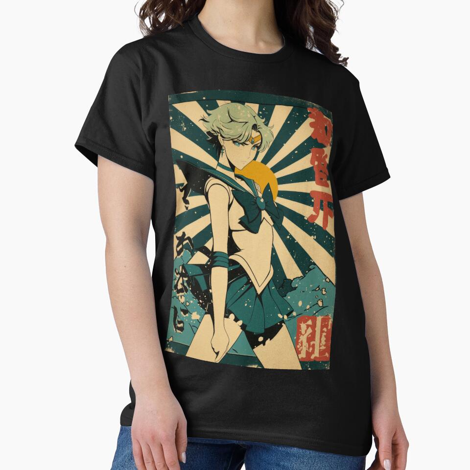Sailor Uranus Vintage Poster T-shirt