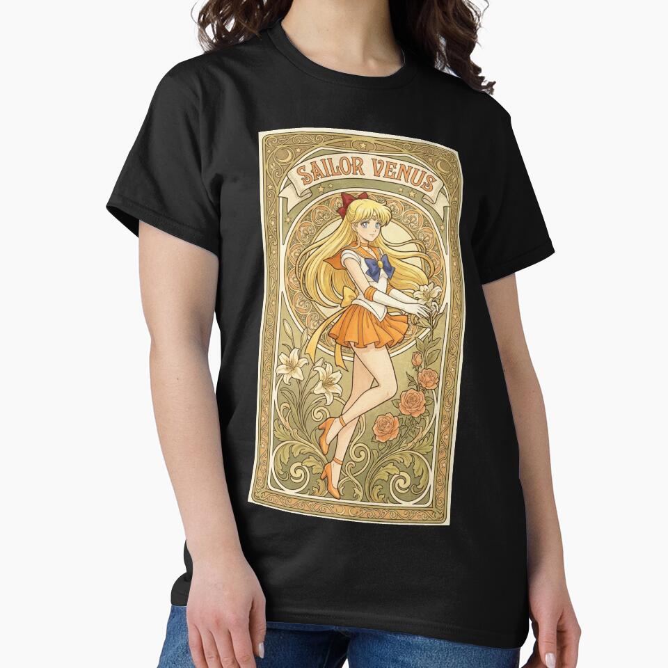 Sailor Venus Anime T-shirt - Image 2