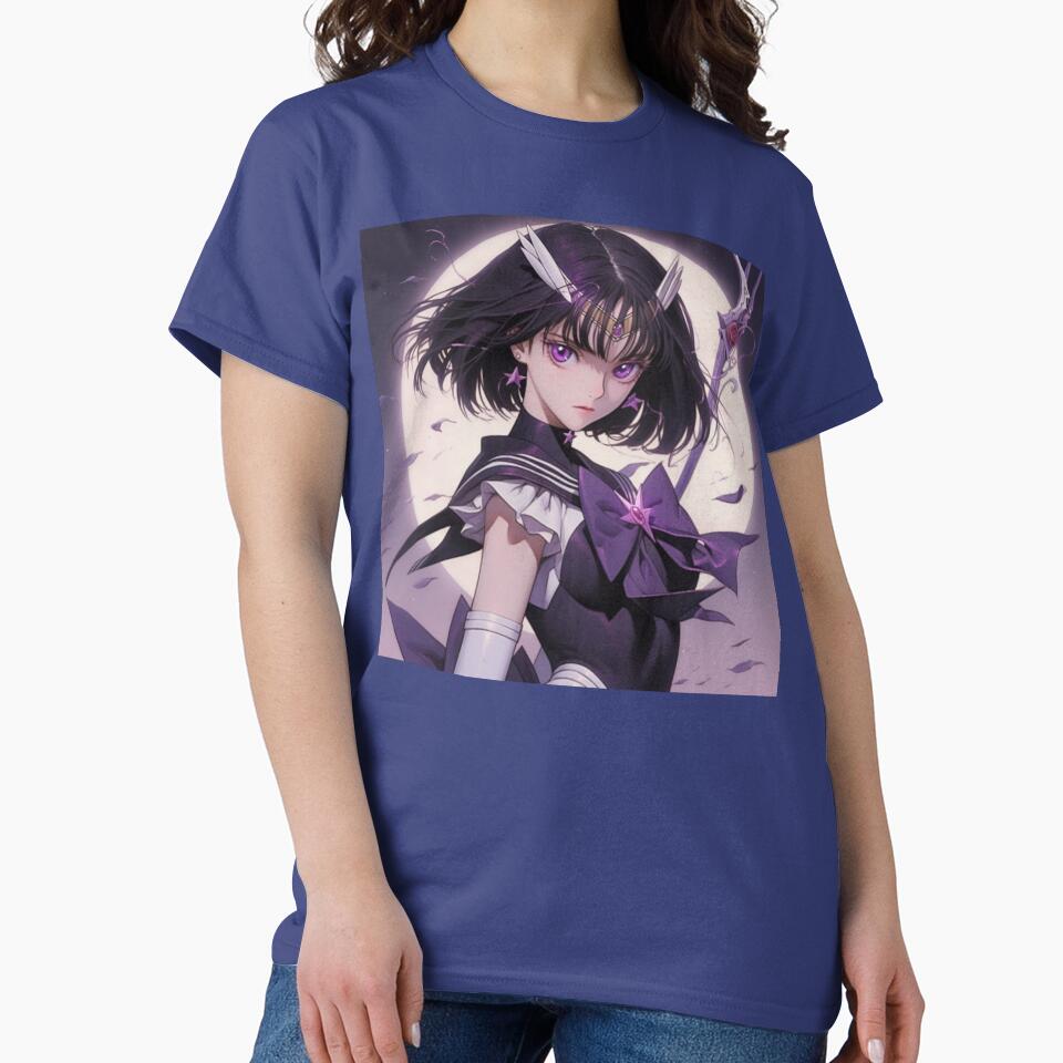 Stylized Sailor Saturn T-shirt - Image 4