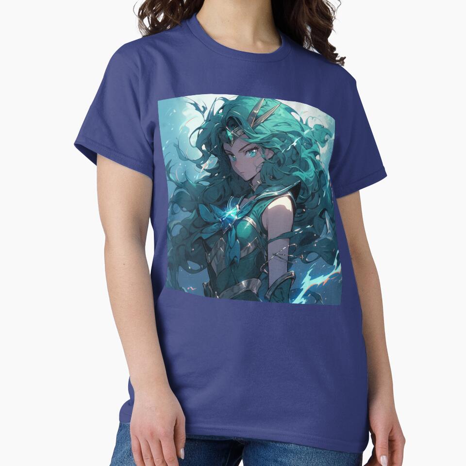 Stylized Sailor Neptune T-shirt - Image 4