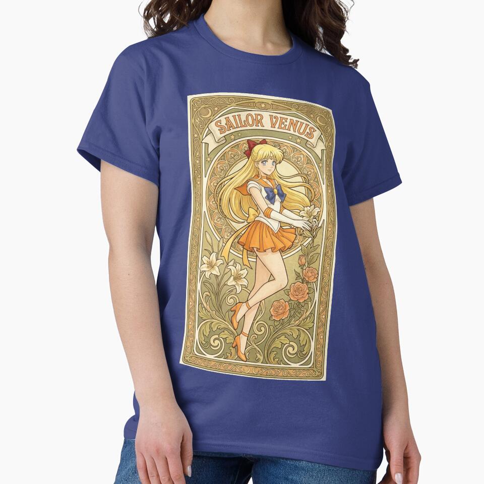 Sailor Venus Anime T-shirt - Image 4