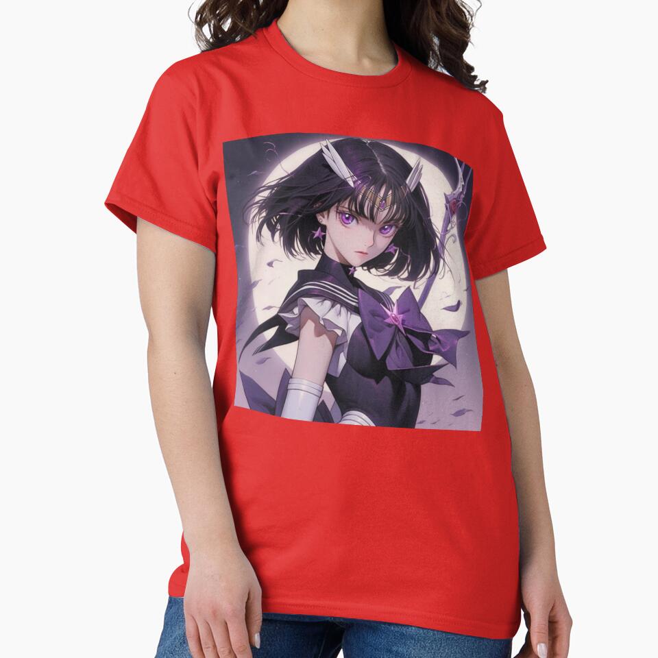 Stylized Sailor Saturn T-shirt - Image 5