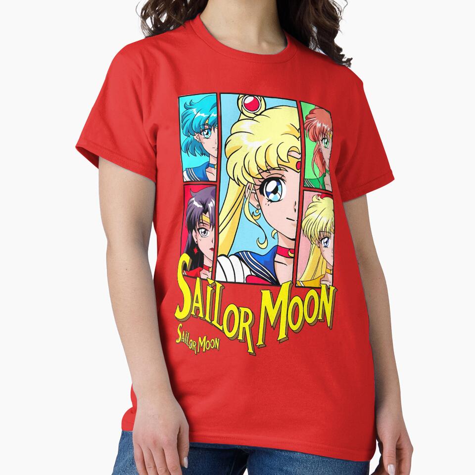 Scrrible Sailor Moon Character T-shirt - Image 5