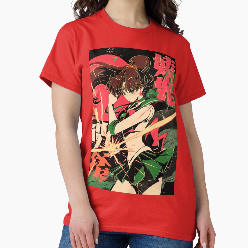 Sailor Jupiter Battle Pose T-shirt - Image 5