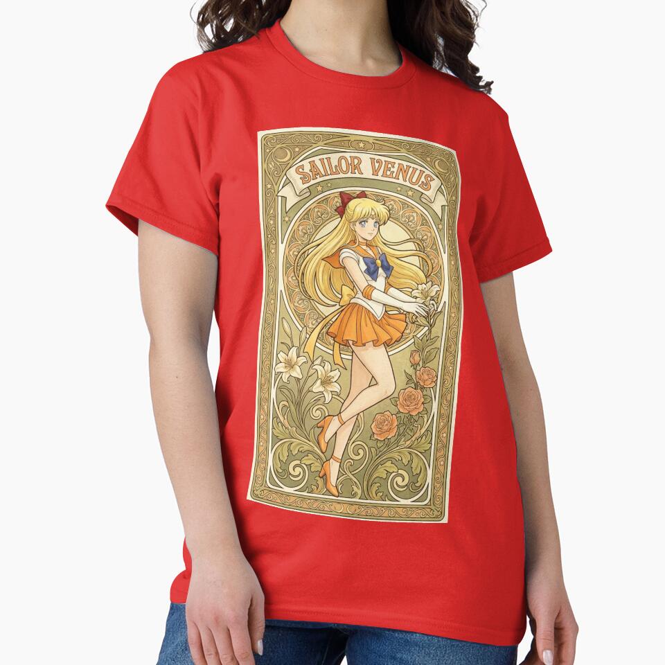 Sailor Venus Anime T-shirt - Image 5