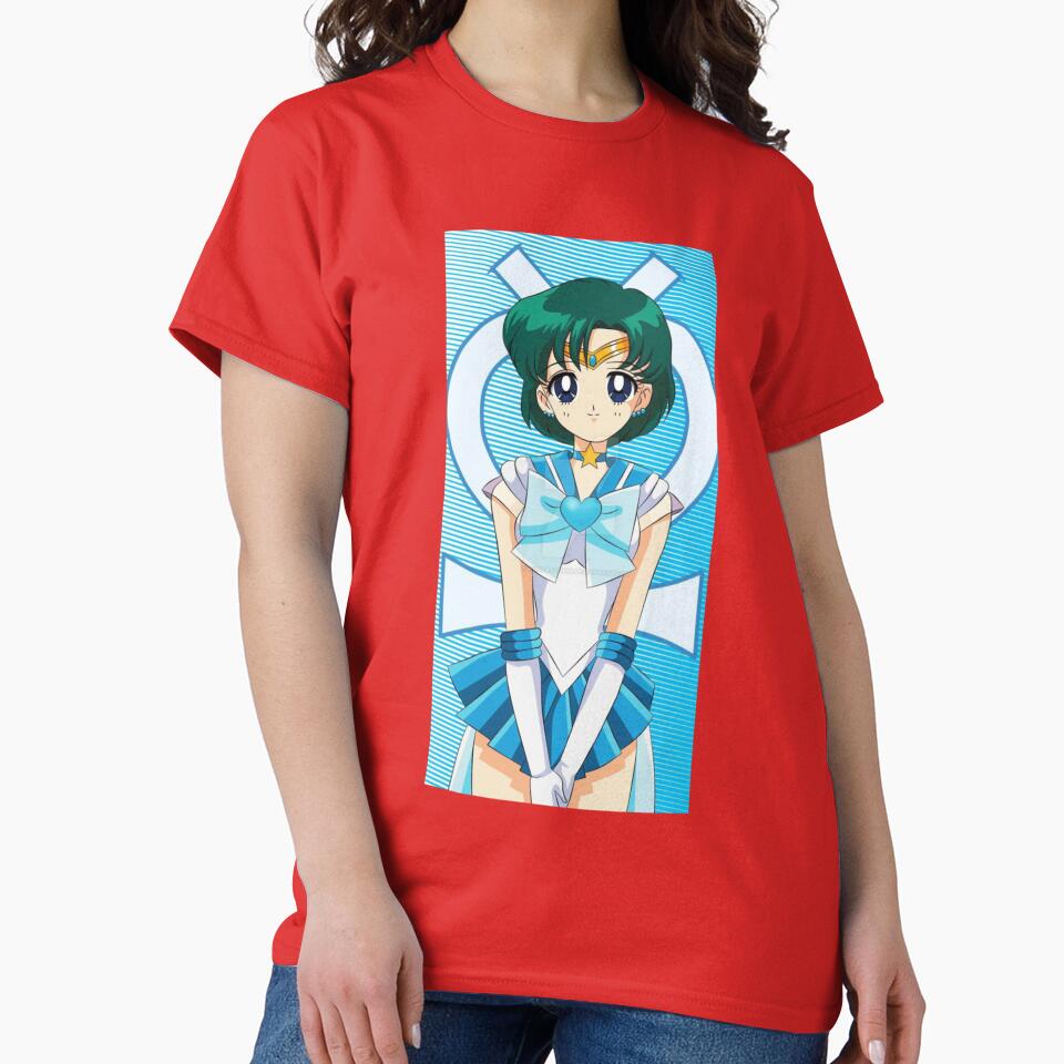 Sailor Mercury Anime T-shirt - Image 5