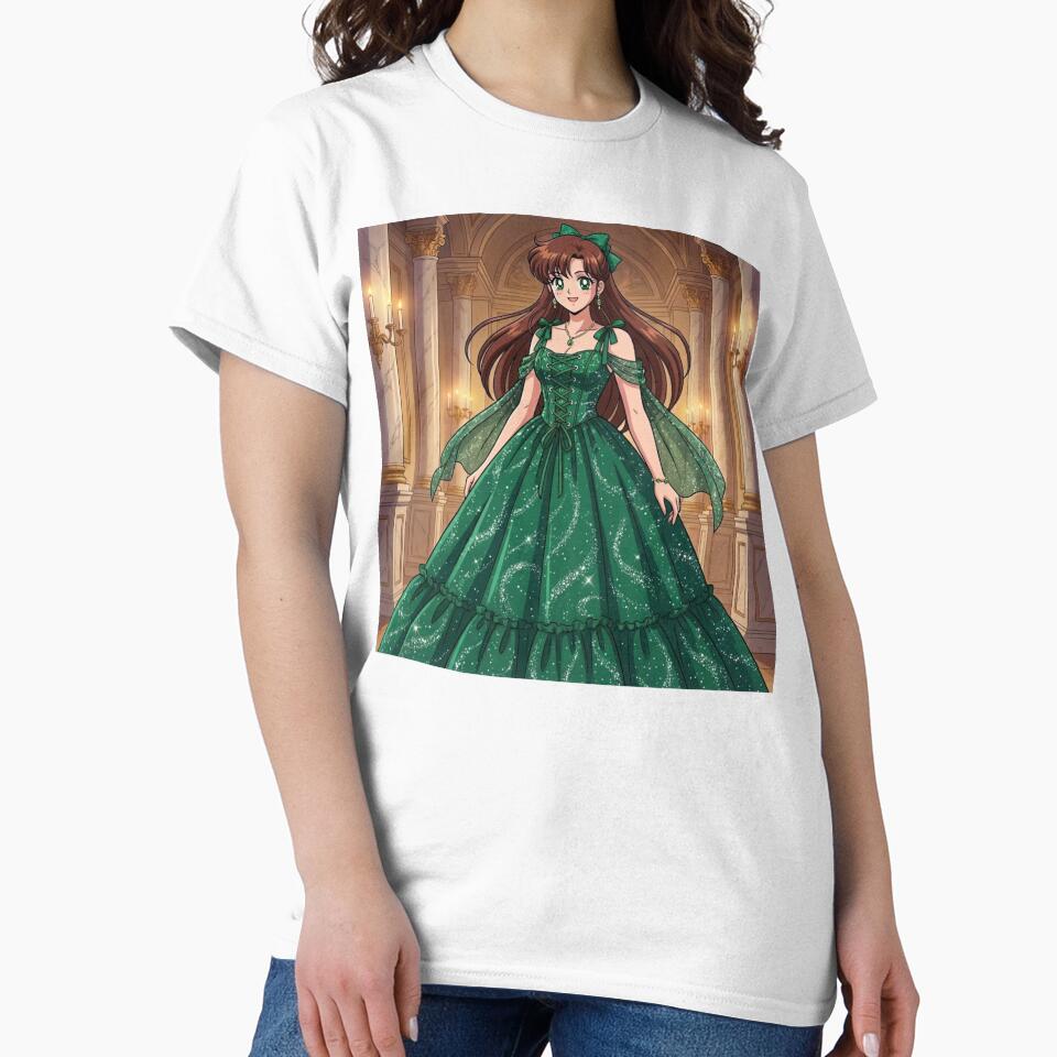 Makoto In Green T-shirt