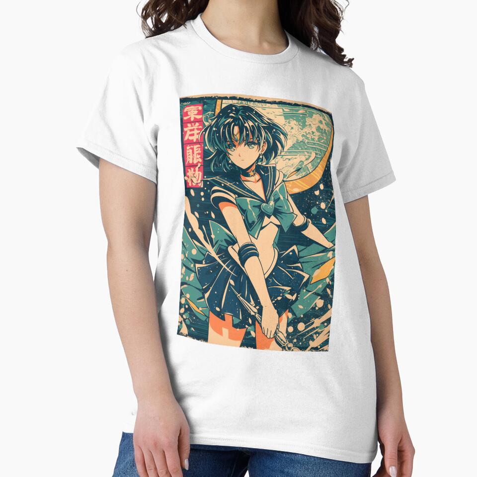 Sailor Mercury Vintage T-shirt - Image 2