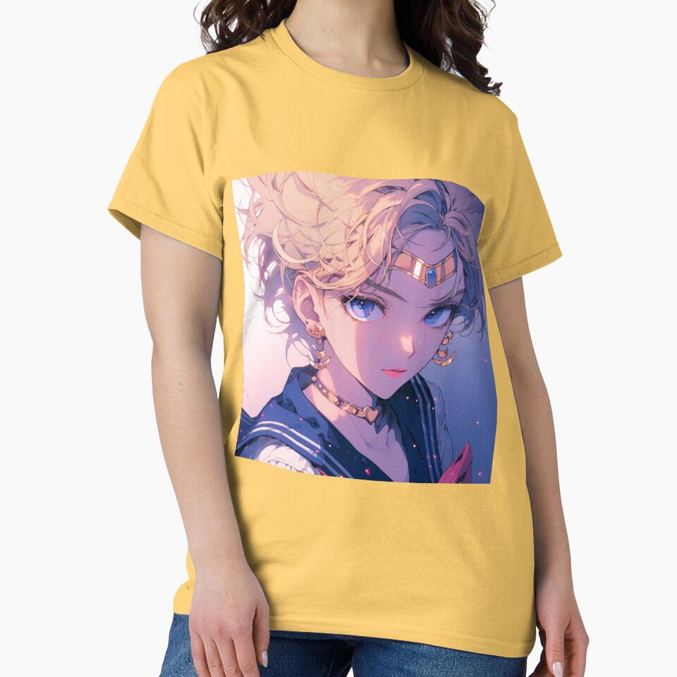 Sailor Uranus Anime Character T-shirt - Image 6