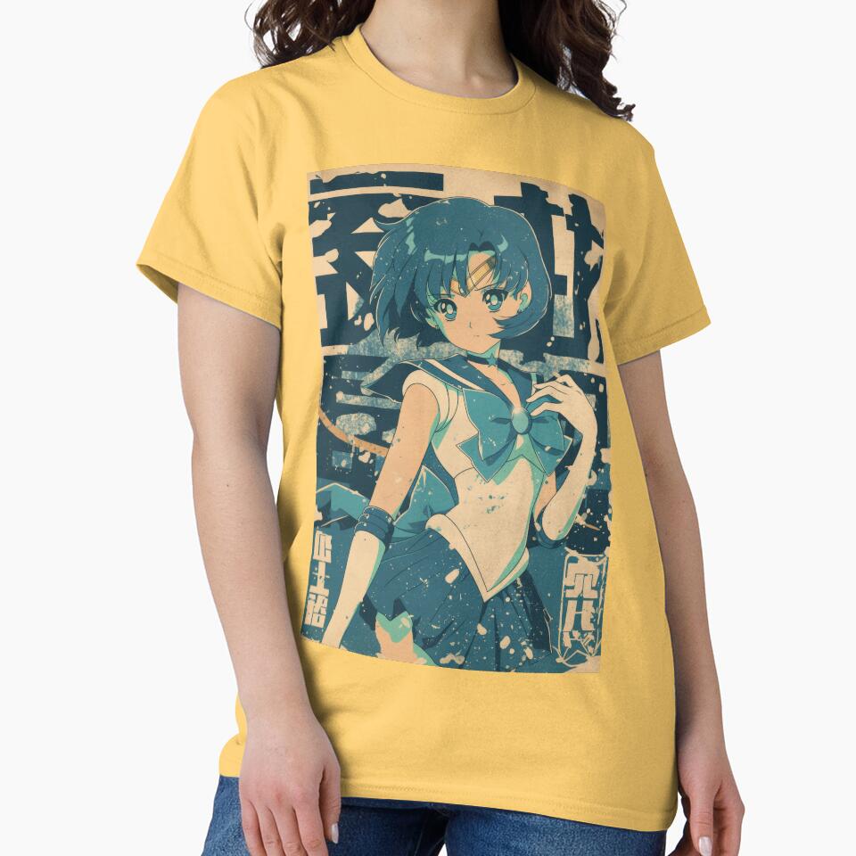Retro Warned Sailor Mercury Cover T-shirt - Image 6