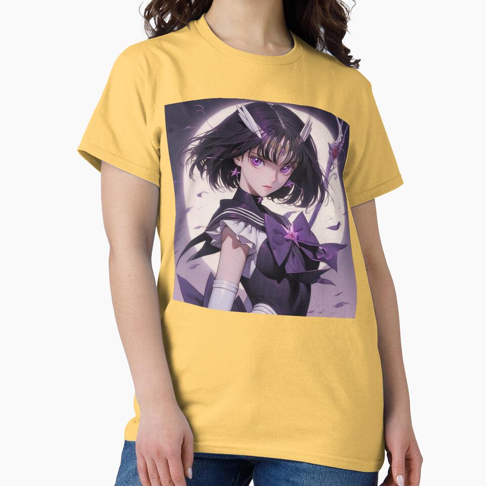Stylized Sailor Saturn T-shirt - Image 6