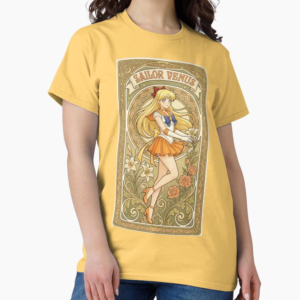 Sailor Venus Anime T-shirt - Image 6
