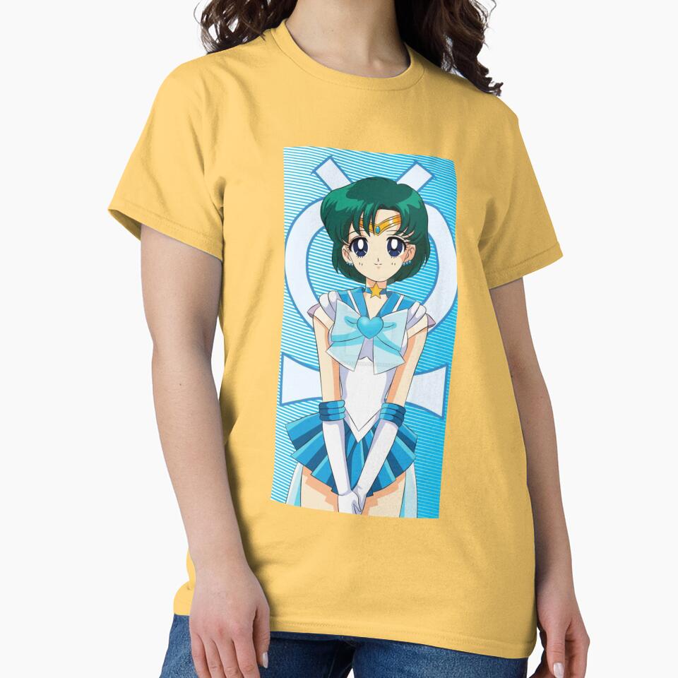 Sailor Mercury Anime T-shirt - Image 6