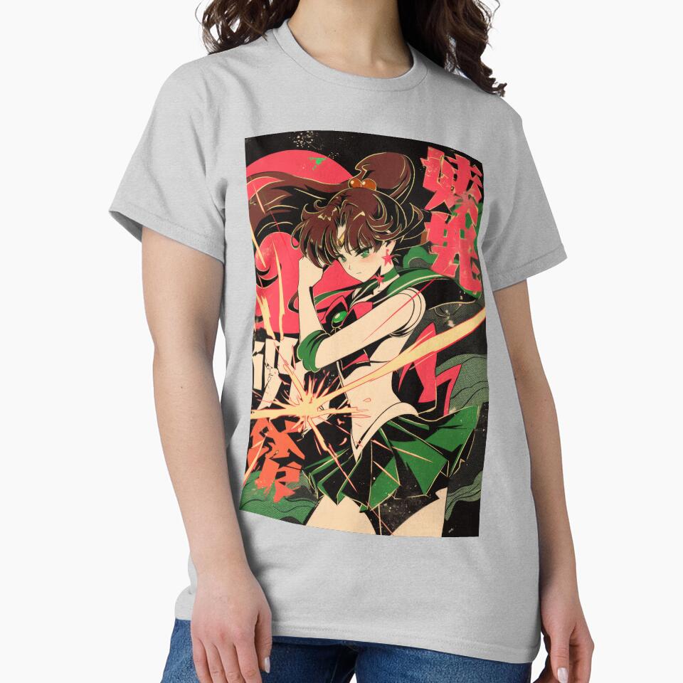 Sailor Jupiter Battle Pose T-shirt - Image 3