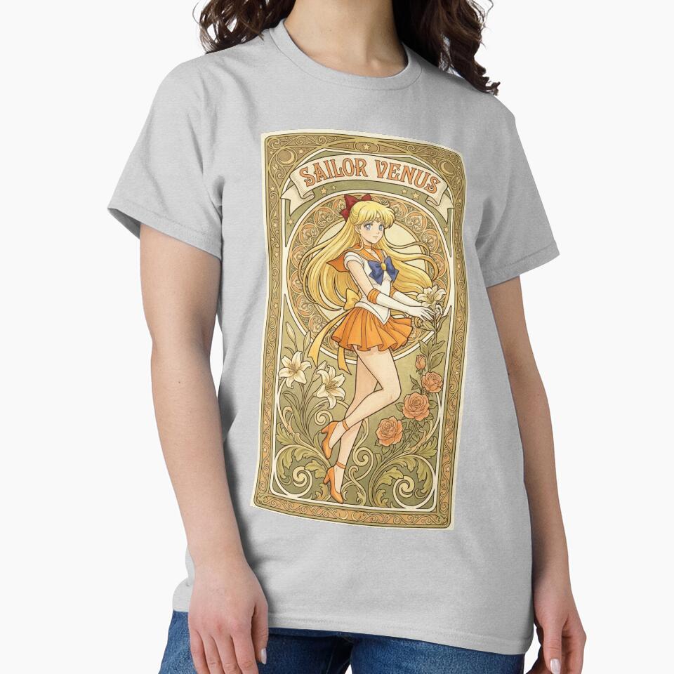 Sailor Venus Anime T-shirt - Image 3