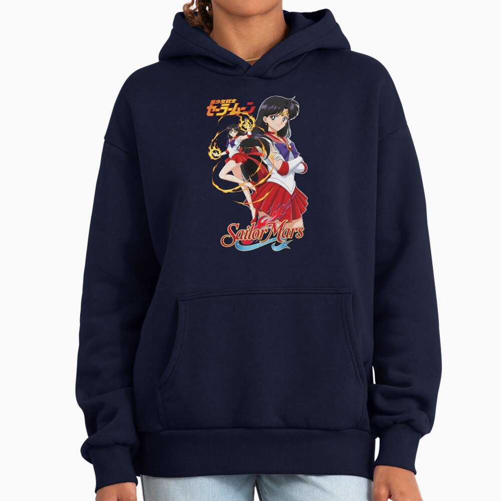 Sailor Mars Flaming Beauty Fanart Hoodie - Image 5
