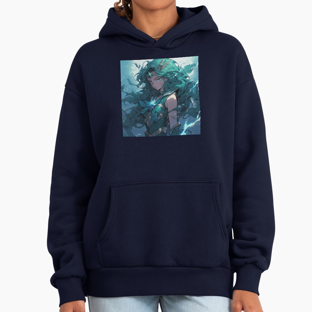 Stylized Sailor Neptune Hoodie - Image 5
