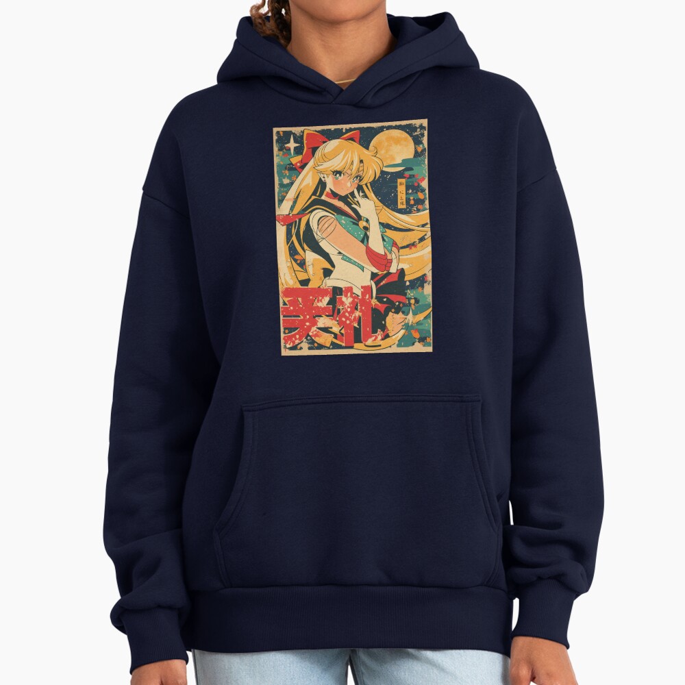 Sailor Venus Retro Pullover Hoodie - Image 5