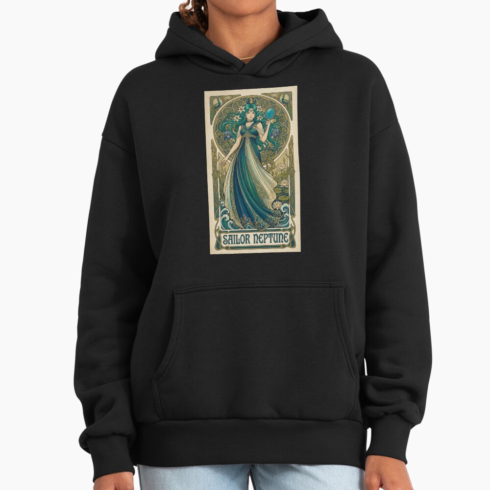 Sailor Neptune Mucha Style Hoodie - Image 2
