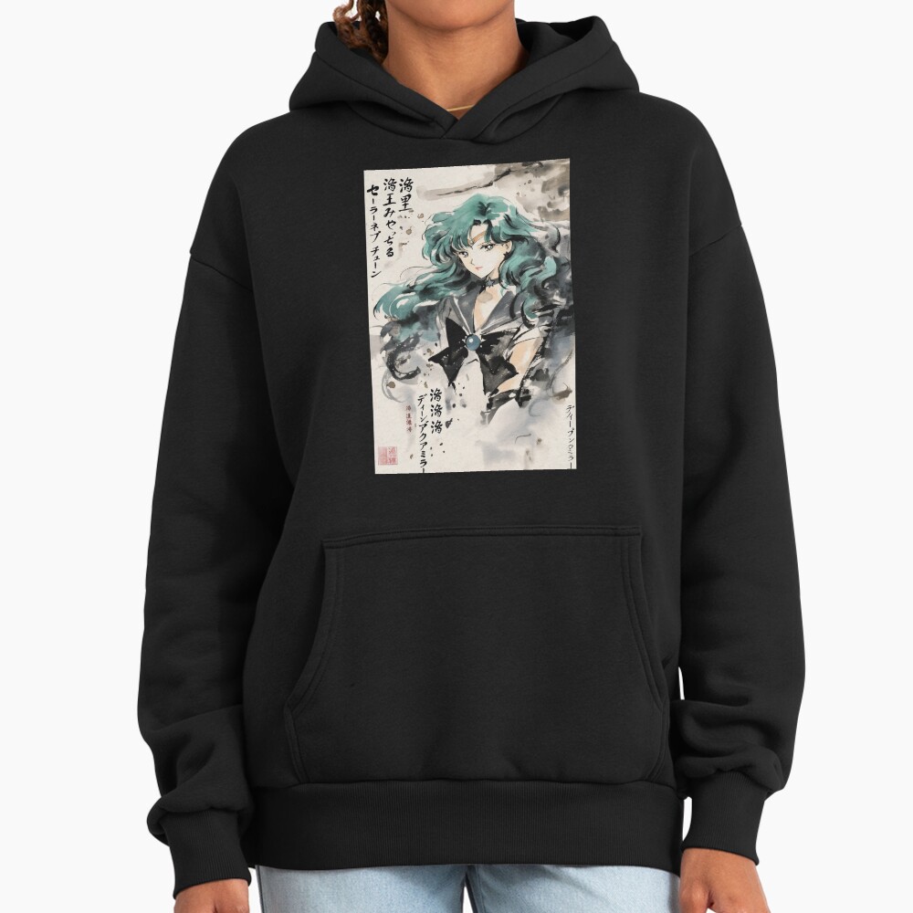 Sailor Neptune Sumi E Hoodie