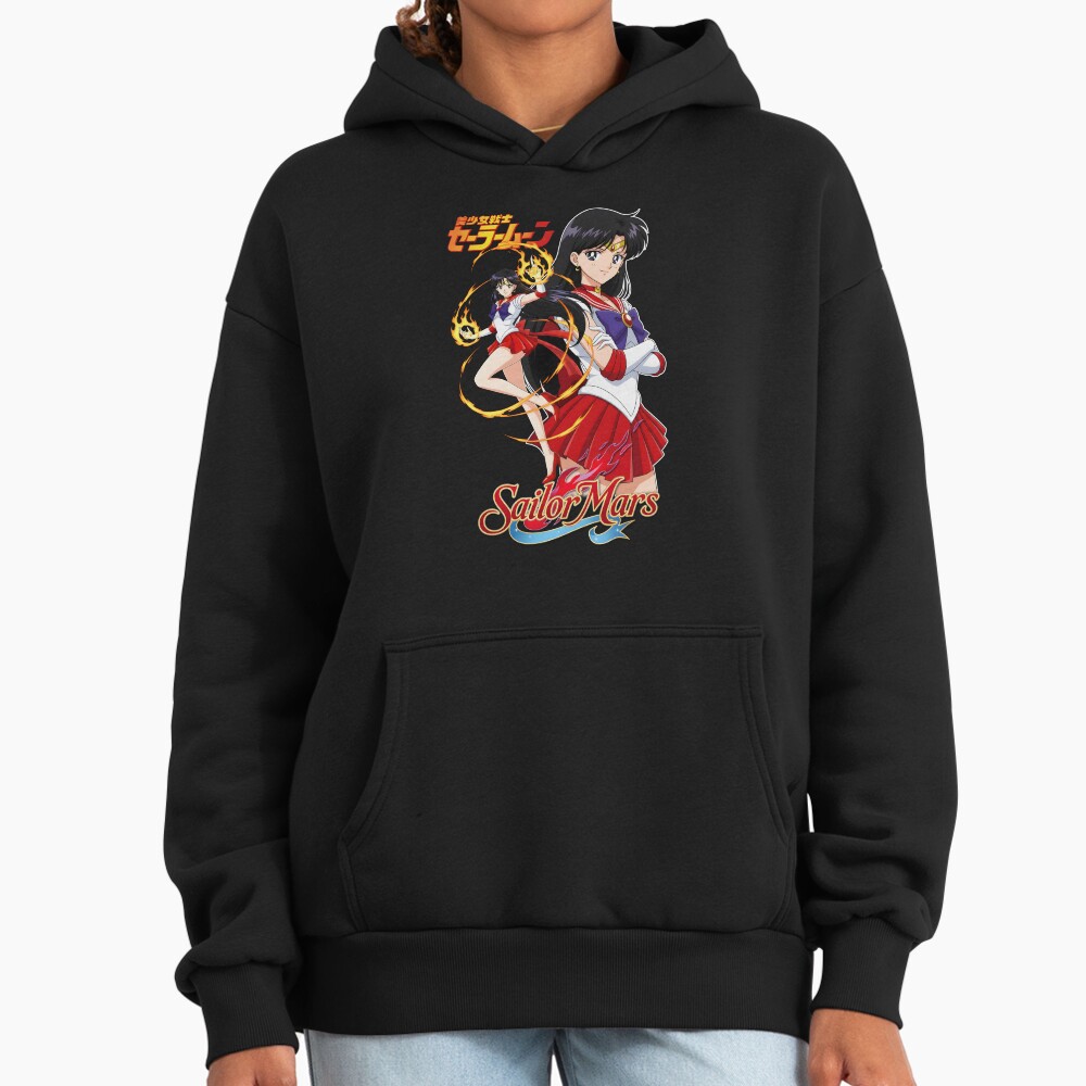 Sailor Mars Flaming Beauty Fanart Hoodie