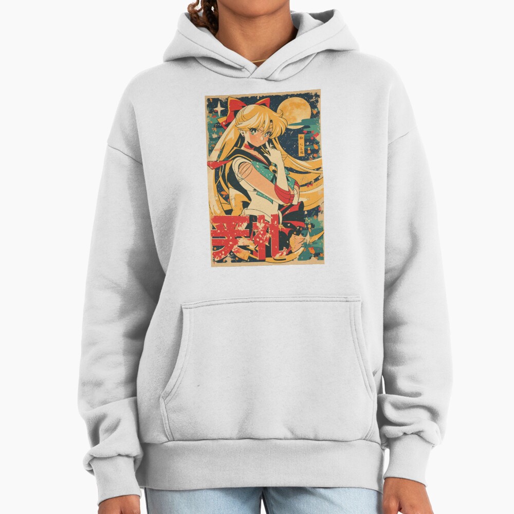 Sailor Venus Retro Pullover Hoodie - Image 2