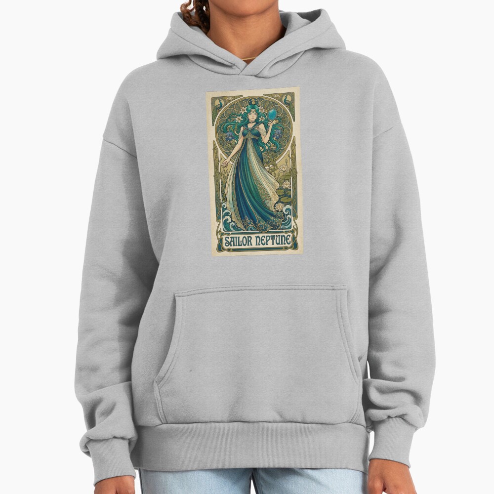 Sailor Neptune Mucha Style Hoodie - Image 4
