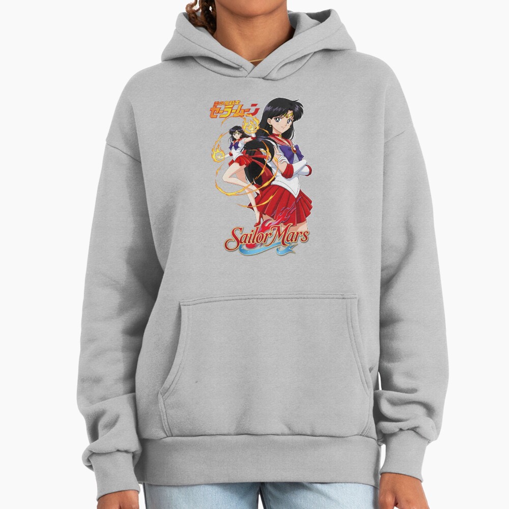 Sailor Mars Flaming Beauty Fanart Hoodie - Image 4