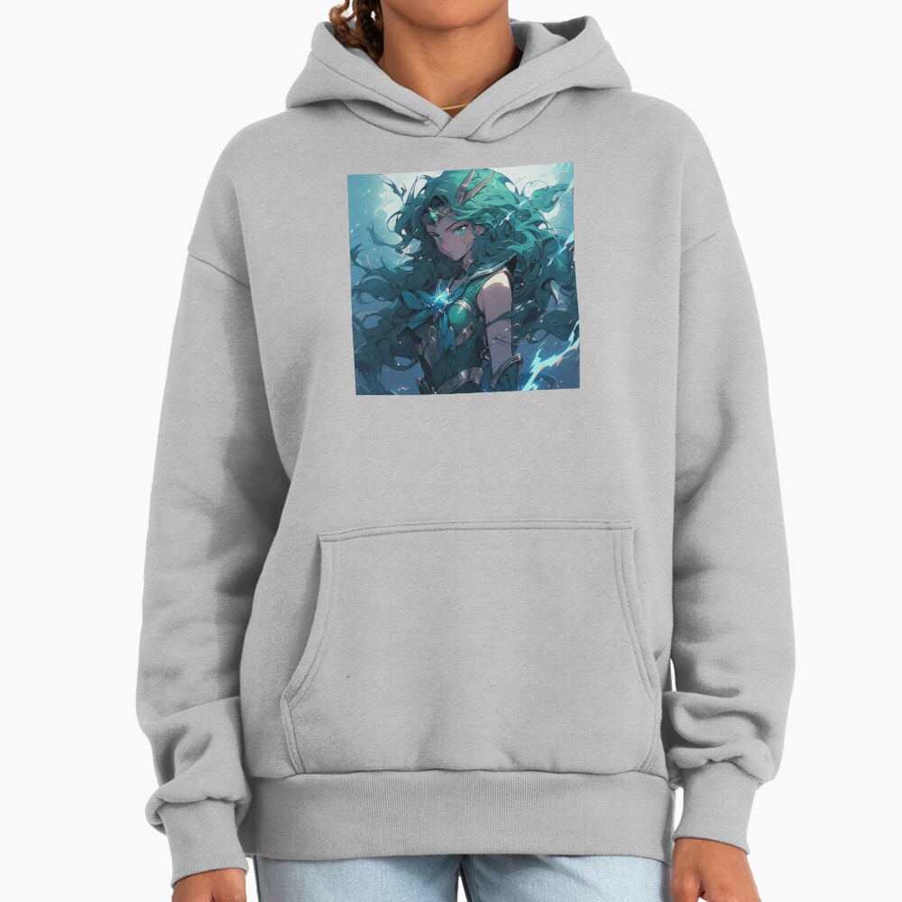 Stylized Sailor Neptune Hoodie - Image 4