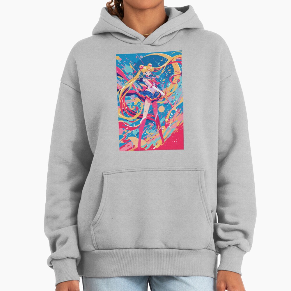 Moon Guardian Battle Pose Hoodie - Image 4