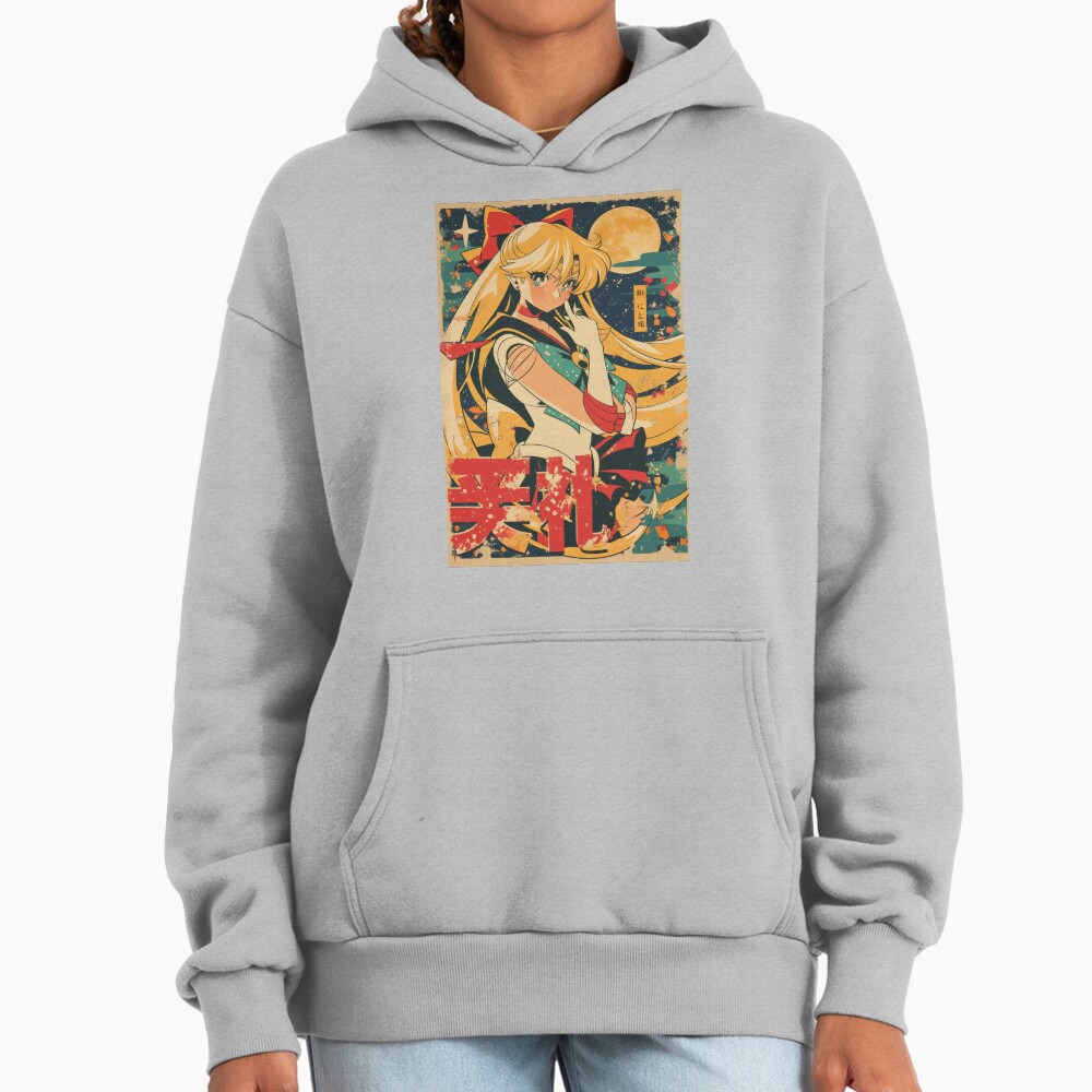 Sailor Venus Retro Pullover Hoodie - Image 4