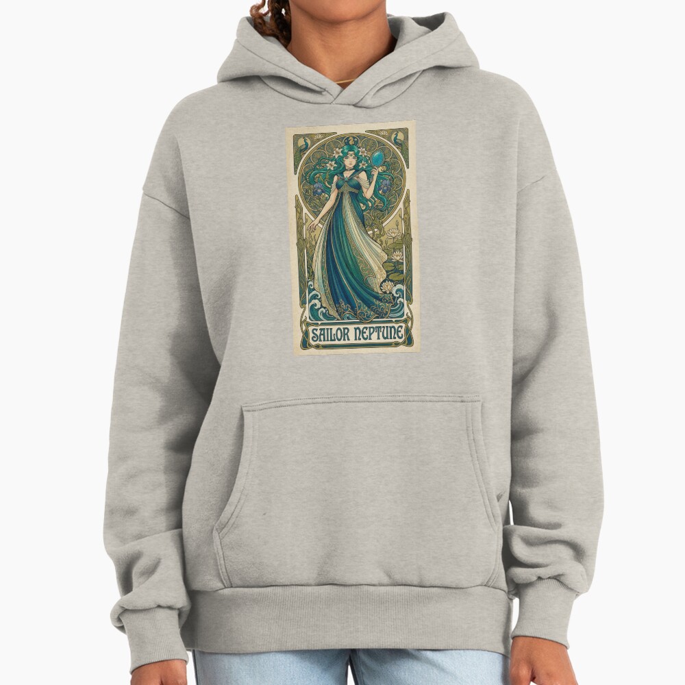 Sailor Neptune Mucha Style Hoodie - Image 3