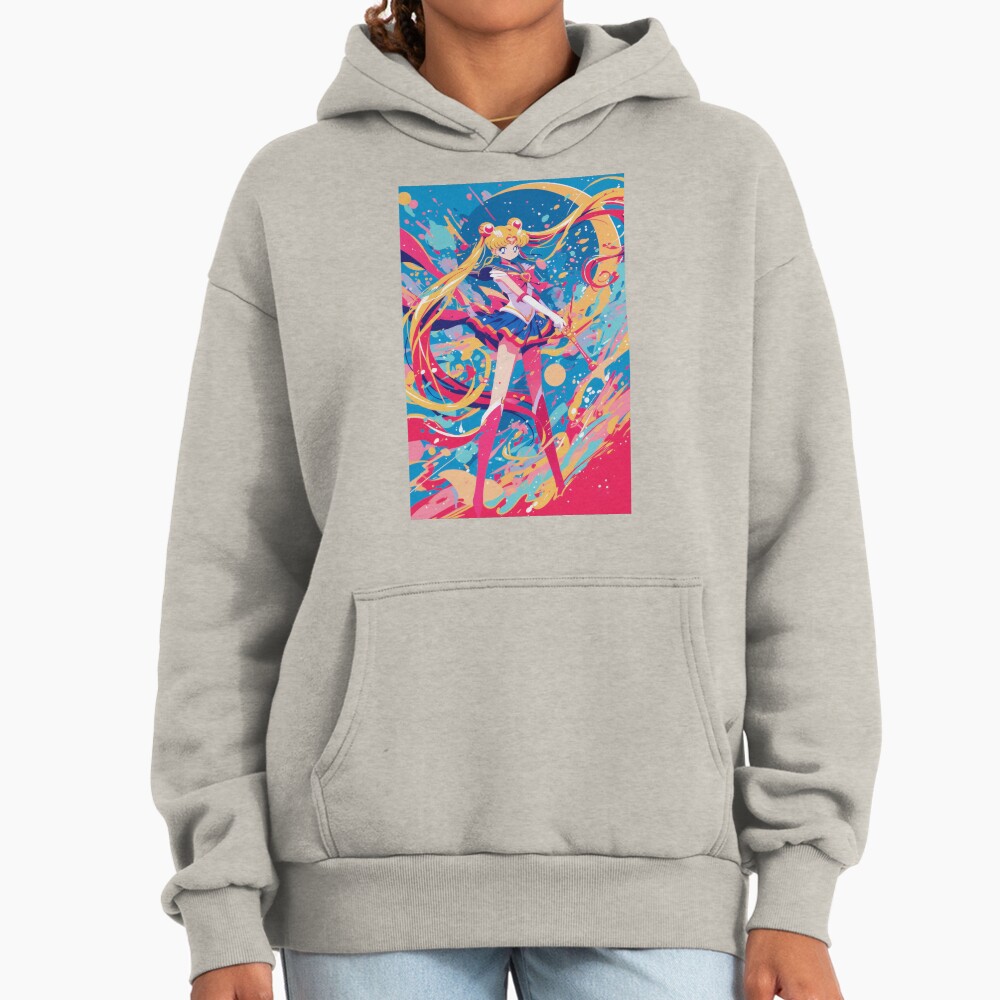 Moon Guardian Battle Pose Hoodie - Image 3