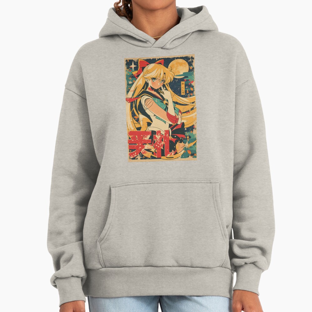 Sailor Venus Retro Pullover Hoodie - Image 3