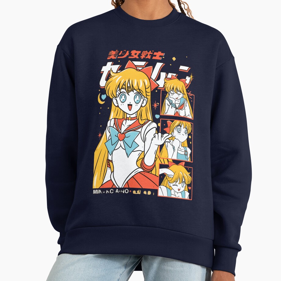 Sailor Venus Anime Character Sweatshirt - Image 5