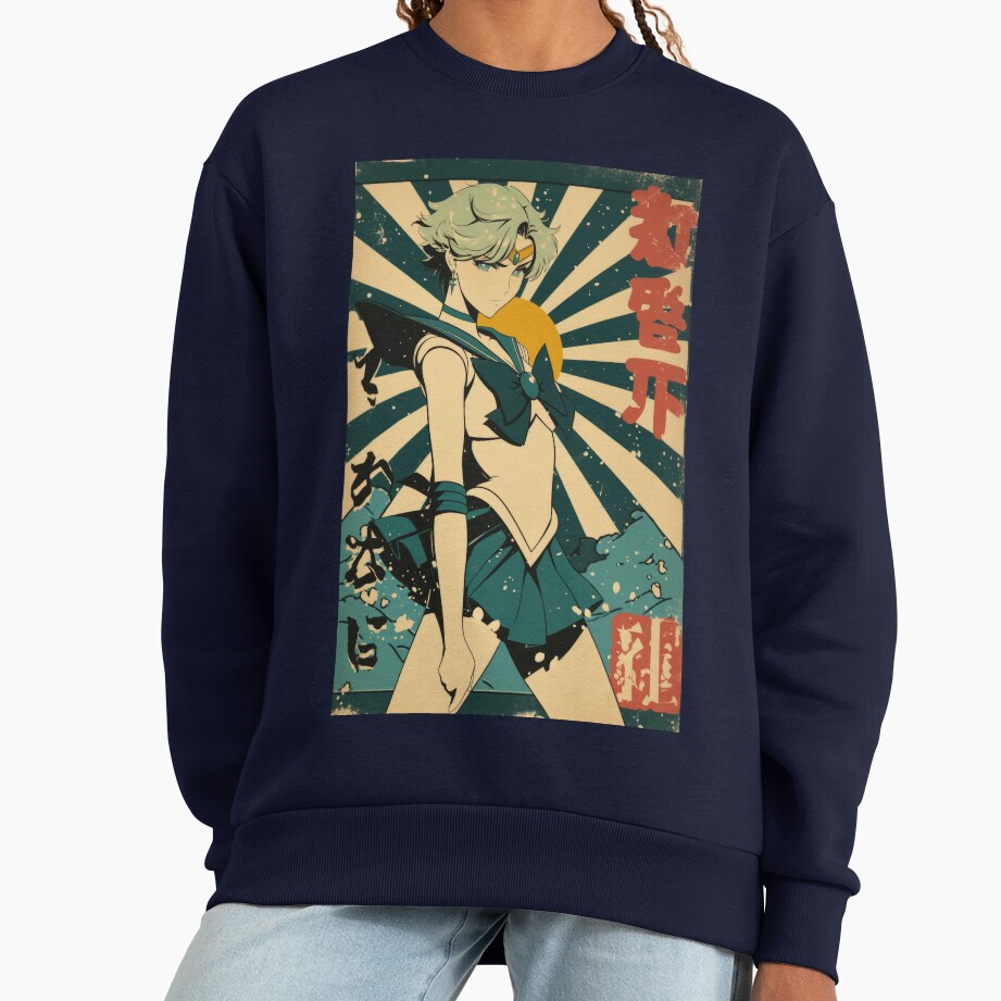 Sailor Uranus Vintage Poster Sweatshirt - Image 5