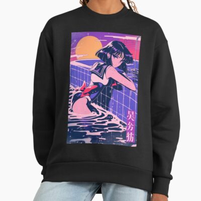 Sailor Saturn Retro Wave Pool Day Sweatshirt