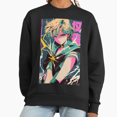 Sailor Uranus Neon Bright Cover Sweatshirt