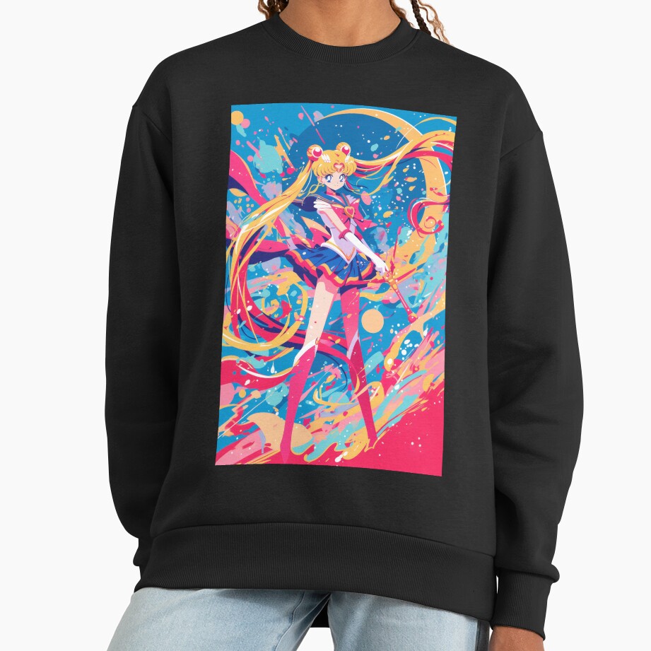 Moon Guardian Battle Pose Sweatshirt