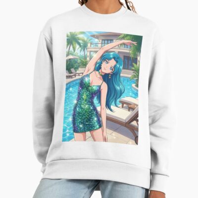 Michiru Stretching At The Resort Sweatshirt