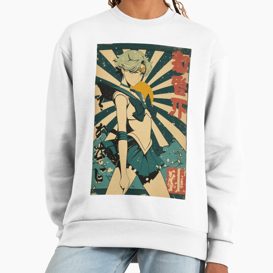 Sailor Uranus Vintage Poster Sweatshirt - Image 2