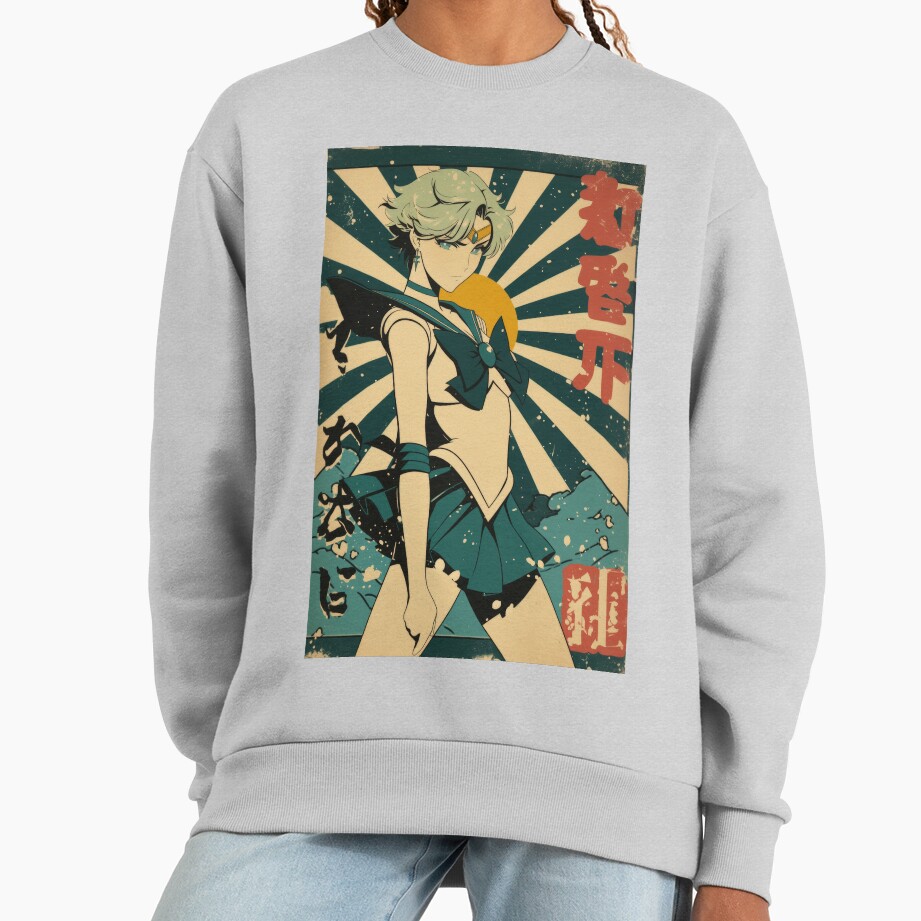 Sailor Uranus Vintage Poster Sweatshirt - Image 4
