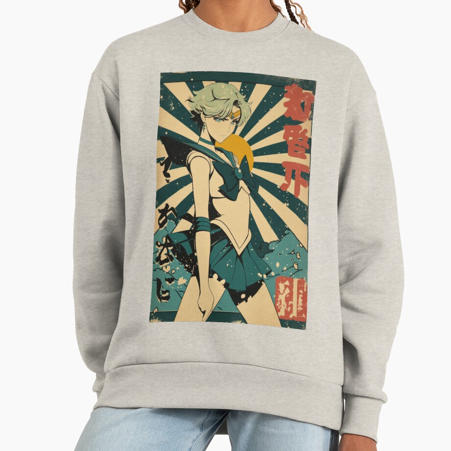 Sailor Uranus Vintage Poster Sweatshirt - Image 3
