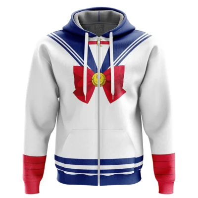 Usagi Tsukino Sailor Moon Zip Hoodie Jacket