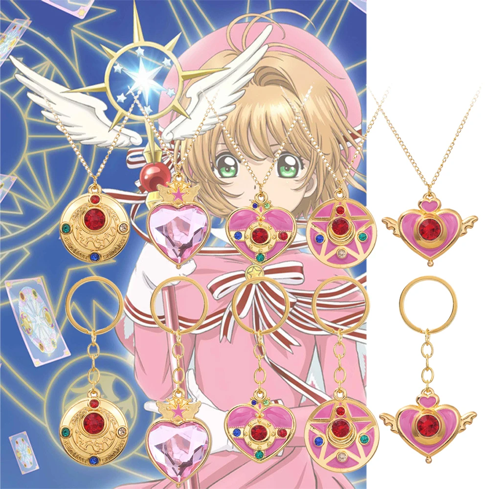 Cute Moon Tsukino Usagi Enamel Magic Necklace