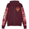 mars Zip Hoodie Front Mockup - Sailor Moon Shop